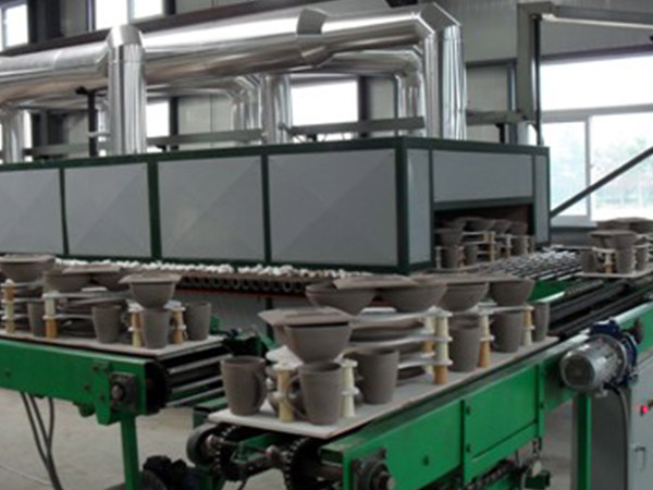 上海Shanxi High Ceramics 80 Meters Raw Roller Kiln