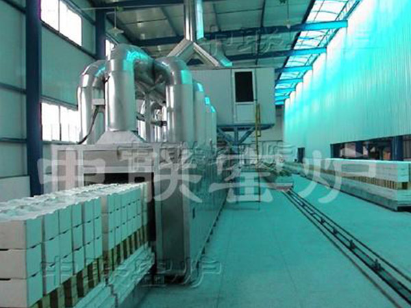 武汉50M×0.9M  Gas-fired tunnel kiln (Gansu rare earth)